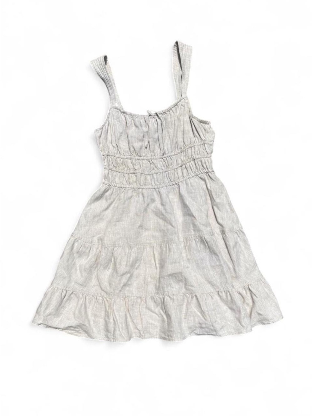 Sunday Best Martine Linen tiered mini dress - Picture 2 of 8